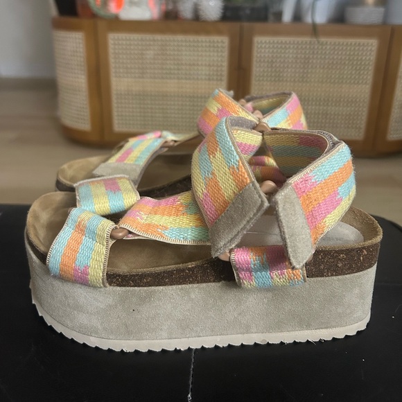 Trendy platform sandles - Picture 2 of 3